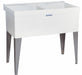 Utility Sink 40 x24 x34 White