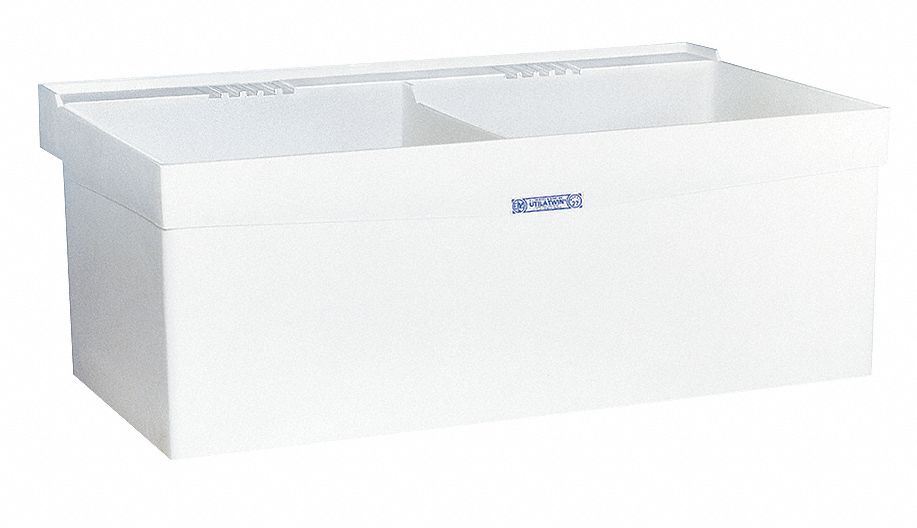 Laundry Tub 40 x24 x14.375 White