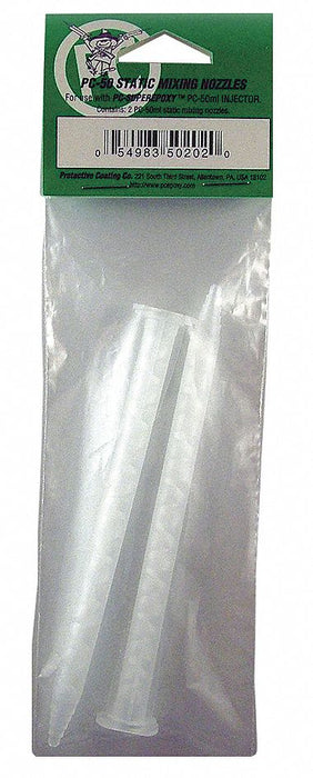 StaticMixingNozzle Clr Plast 5 1/2 L PK2