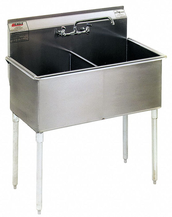 Eagle Util Sink Squar 24inx24inx13-3/4in