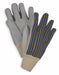 D1569 Leather Gloves Blue/Gray L PR