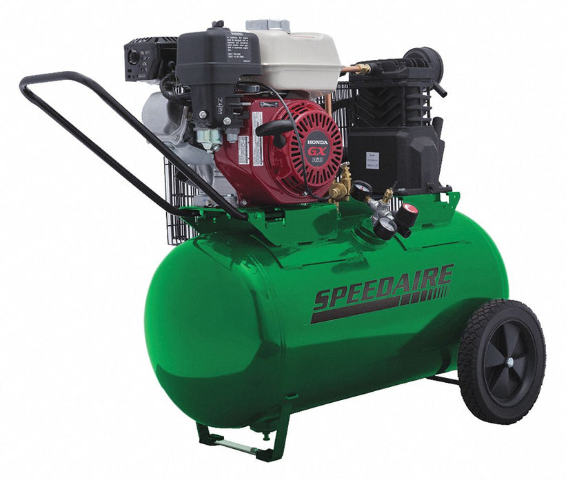 Portable Gas Air Compr 1 Stage 5 1/2 hp