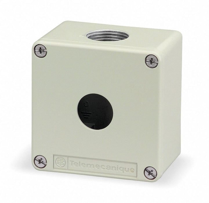 PushButtonEnclosure 22mm 1Hole DiCstZinc
