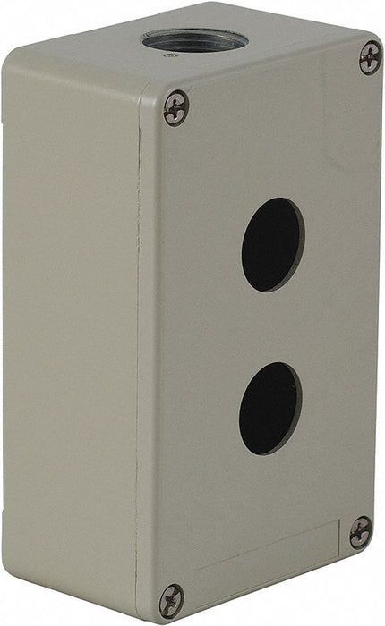 PushButtonEnclosure 22mm 2Hole DiCstZinc