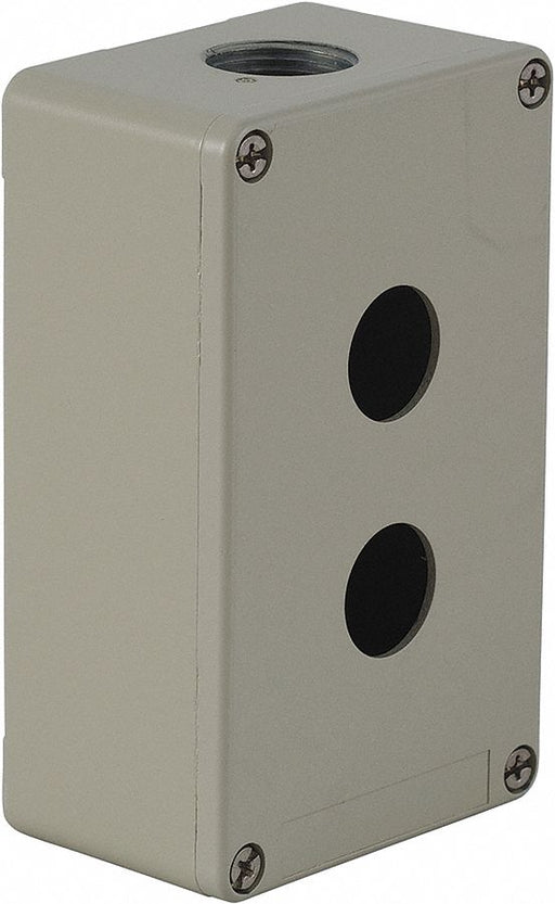 PushButtonEnclosure 22mm 2Hole DiCstZinc