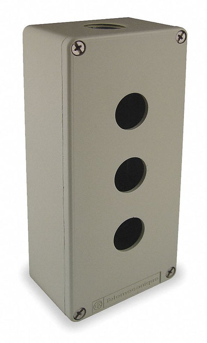 PushButtonEnclosure 22mm 3Hole DiCstZinc