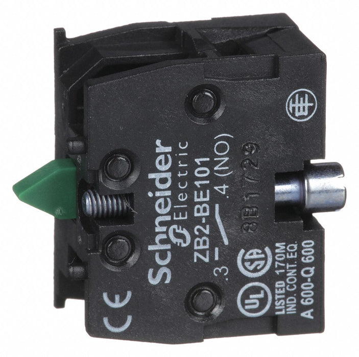 Contact Block Black 1NO 22 mm