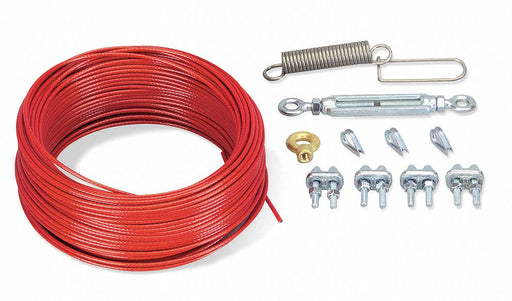 Cable Kit 83 ft L Plastic Coated Steel