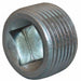 Magnetic Hex Recessed Plug Steel 1 in
