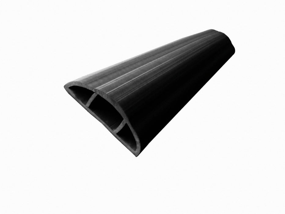 Cable Protector 1 Channels Black 5 ft L