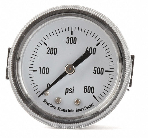 D1377 Panel Mount Pressure Gauge U Clamp 2 In