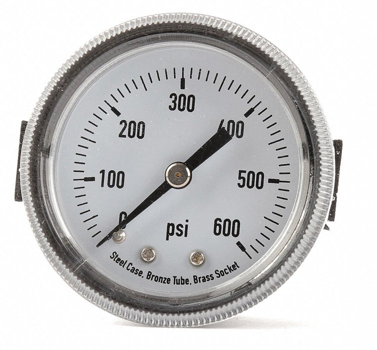 D1377 Panel Mount Pressure Gauge U Clamp 2 In