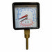 Boiler Gauge Square 0-200PSI 80 to 320 F