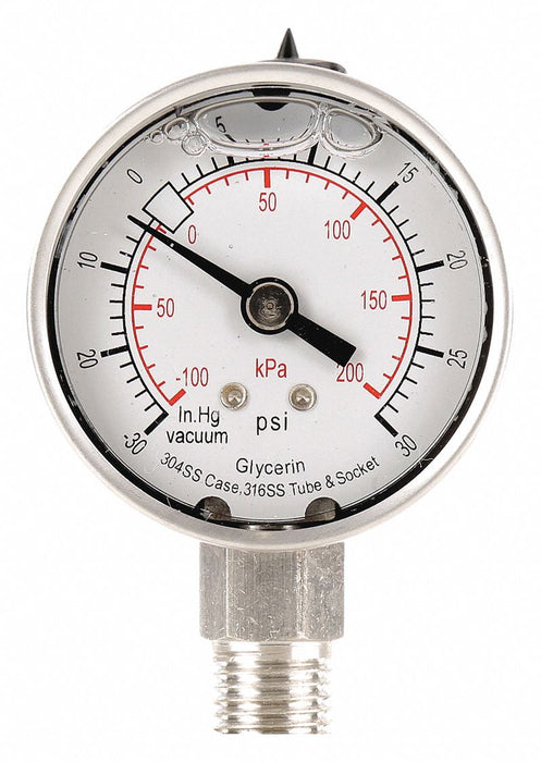 D1359 Compound Gauge Liquid Filled 2 In