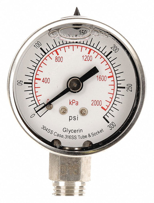 D1359 Pressure Gauge Liquid Filled 2 In