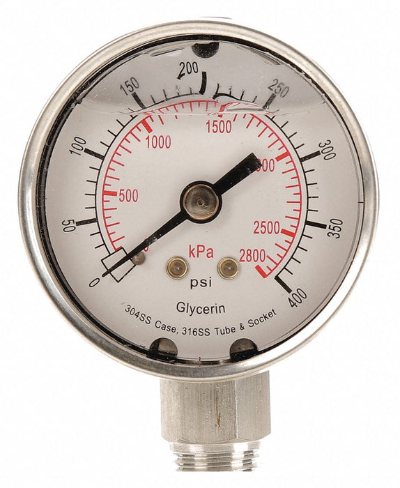 D1359 Pressure Gauge Liquid Filled 2 In