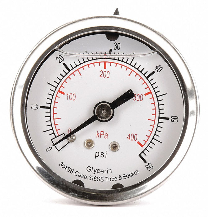D1361 Pressure Gauge Liquid Filled 2 In