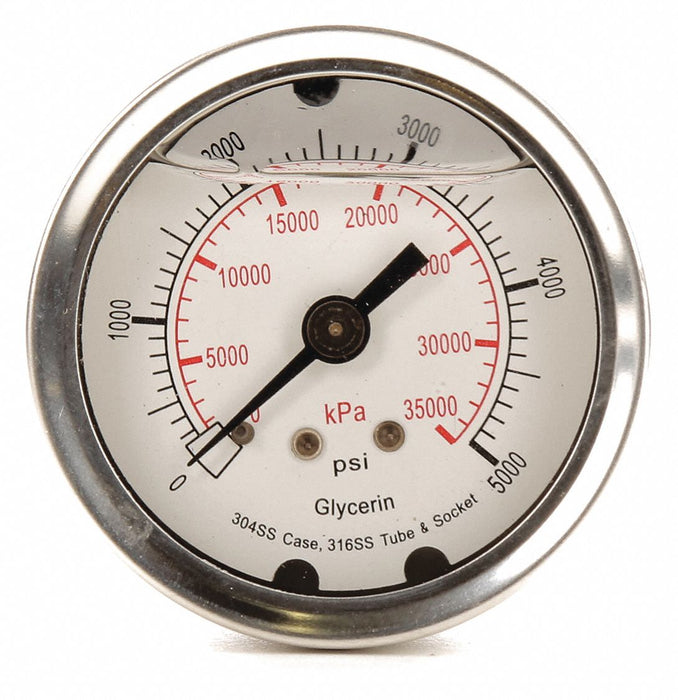 D1361 Pressure Gauge Liquid Filled 2 In