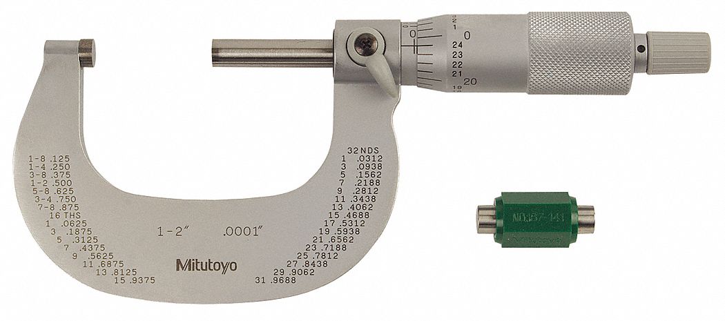 Micrometer 1-2 In 0.0001 In Ratchet