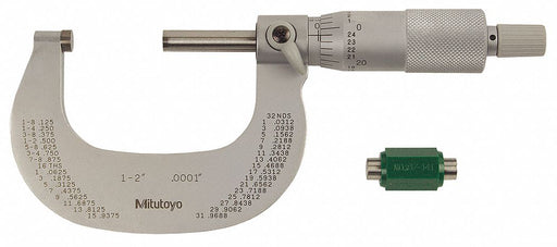 Micrometer 1-2 In 0.0001 In Ratchet