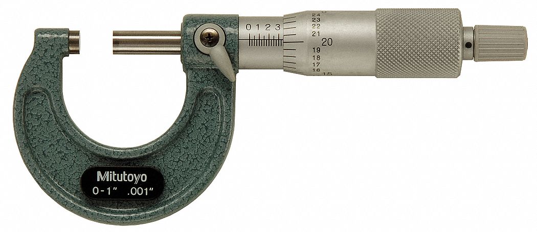Micrometer 0-1 In 0.001 In Enamel
