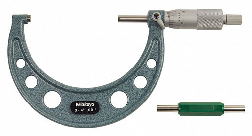 Micrometer 3-4 In 0.001 In Ratchet