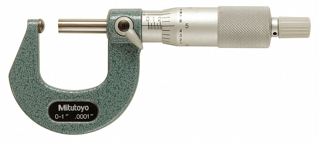 Spherical Anvil Micrometer 0-1 In