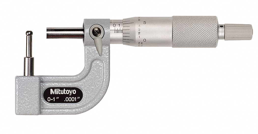 Tube Micrometer 0-1 In 0.0001 In