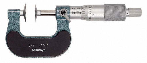 Disk Micrometer 0-1 In 0.001 In Ratchet