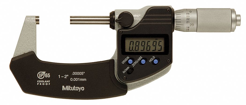 Electronic Micrometer 1-2 In 0.00005 In