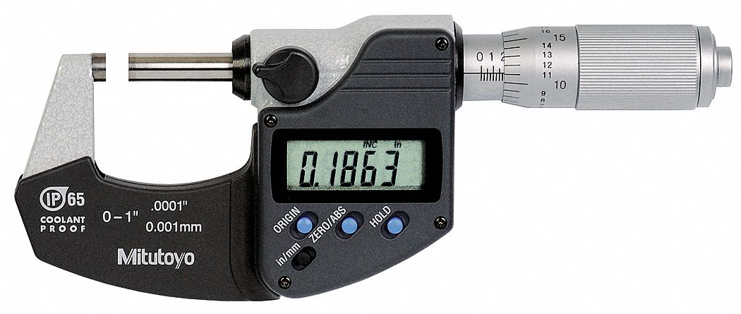 Electronic Micrometer 0-1 In 0.0001 In