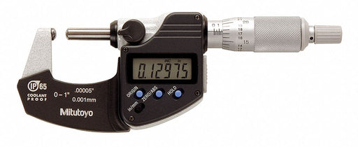 Spherical Anvil/Spindle Micrometer 0-1In