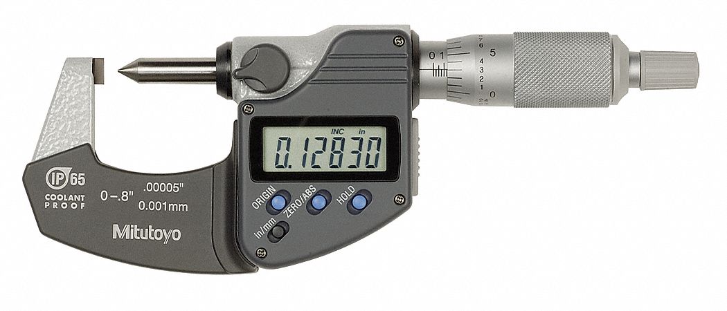 Crimp Height Micrometer 0-0.8 In Digital