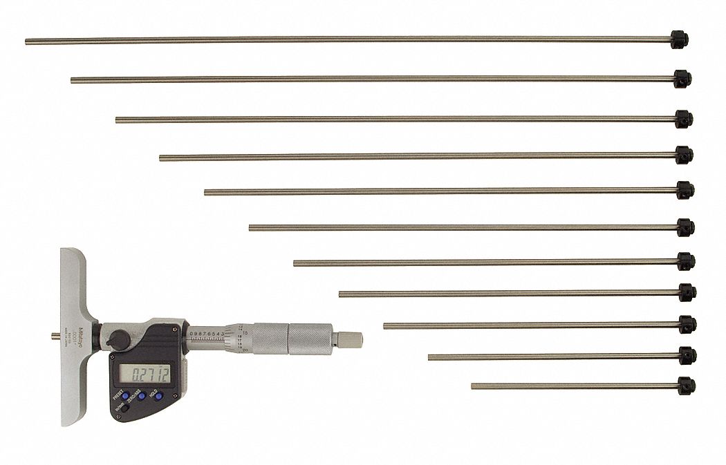 Digital Depth Micrometer 0 to 12 In