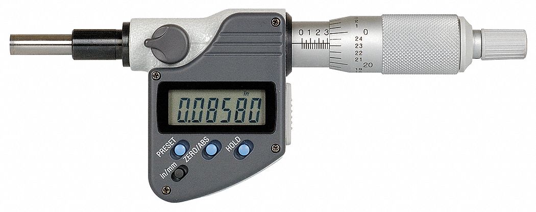 Electronic Micrometer Head 0 to 1 In