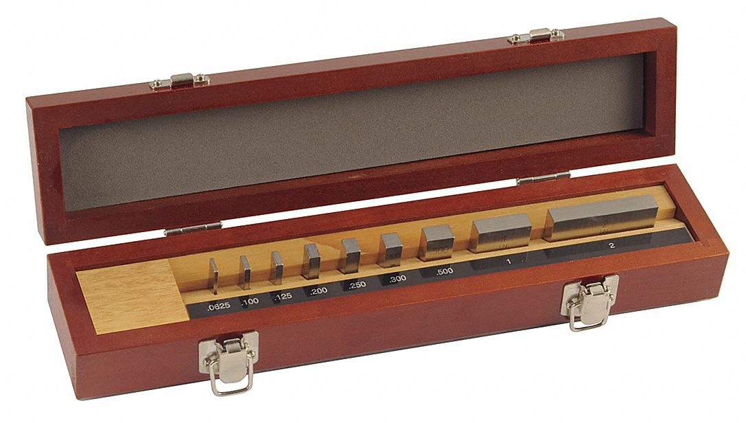 Gage Block Set AS-1 0.625-2 In 9Pc