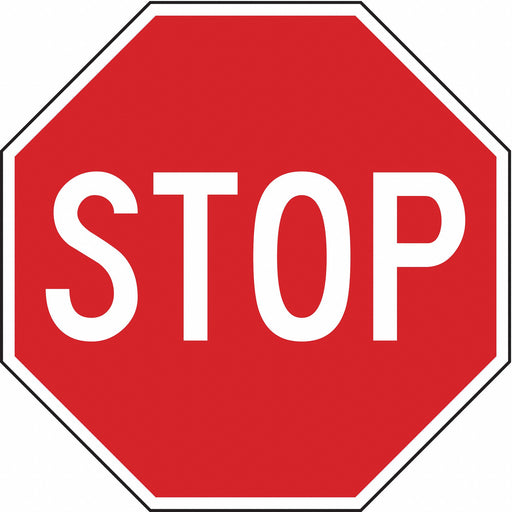 D9768 Traffic Sign 24 in x 24 in Red