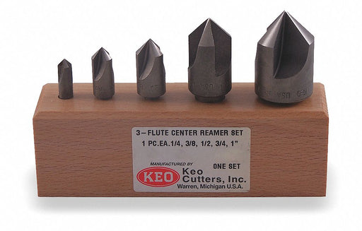 Countersink Set 5PC 3FL 82 Deg Carbide