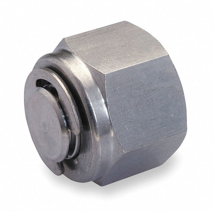 Plug Stainless Steel Compression 6 mm