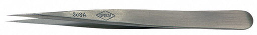 Tweezers SS Straight 4 1/4 L