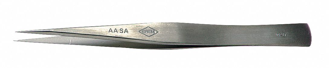 Tweezers SS Straight 5 L