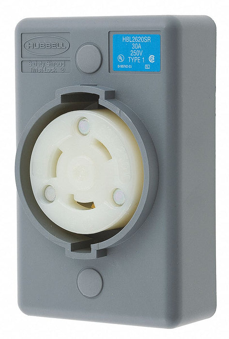 Lck Recept 30 A Gry Wht Vlx L6-30R 1Gng