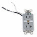 Receptacle Gray 20 A 2P3W Back Side 1PK