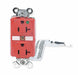 Receptacle Red 20 A 2P3W Back Side 1PK