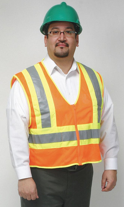 High Visibility Vest 4XL Orange/Red