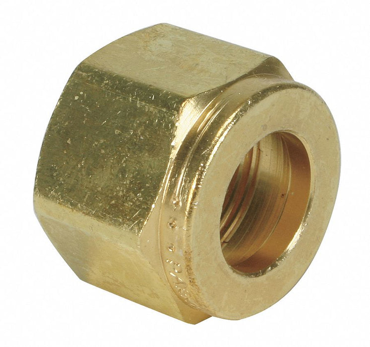 Nut Brass Compression 1/16 in