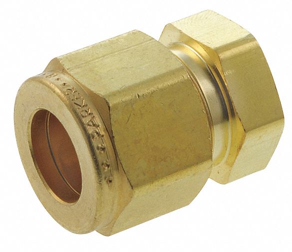 Plug Brass Compression 1/4 in