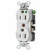Receptacle 15 A 1/2 hp White