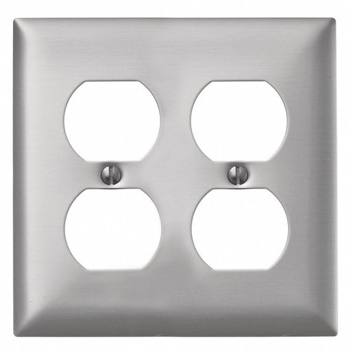 Dup Recept Wll Plt Stnd Silver 2Gng Brsh