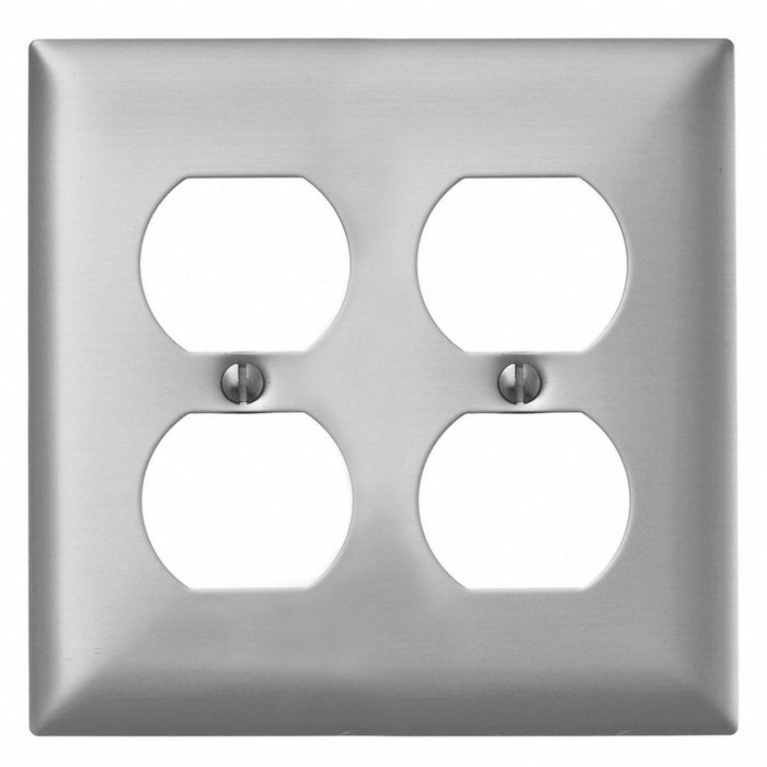 Dup Recept Wll Plt Stnd Silver 2Gng Brsh